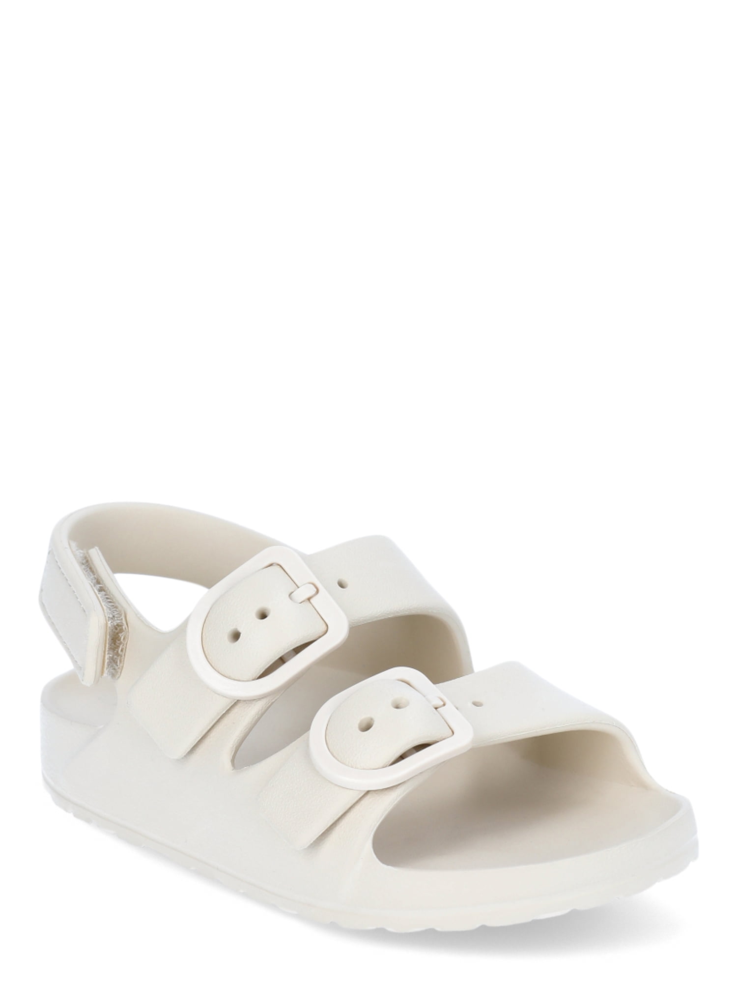 Wonder Nation Toddler EVA Two Buckle Sandal 2-Pack Open Toe