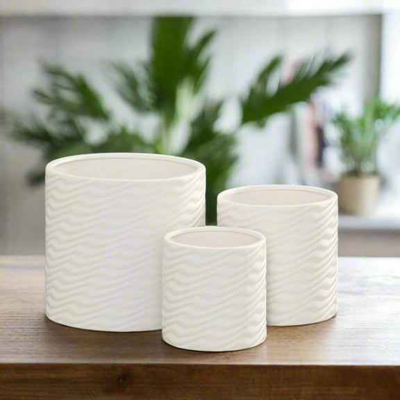 Urban Trends Ceramic Round Pot