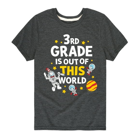 Dr. Seuss - Third Grade Out Of This World - Youth Short Sleeve Graphic T-Shirt