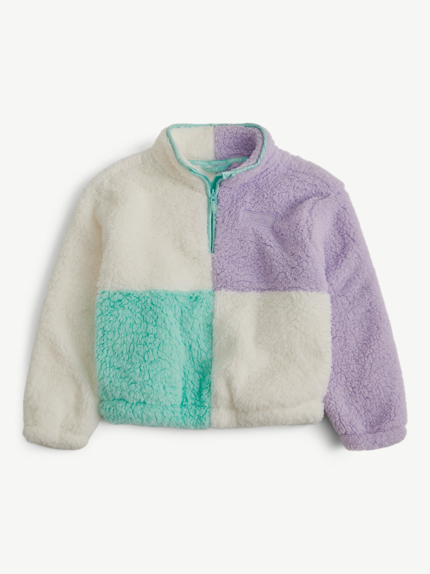 Justice Girls Colorblock Sherpa, Sizes XS - XL