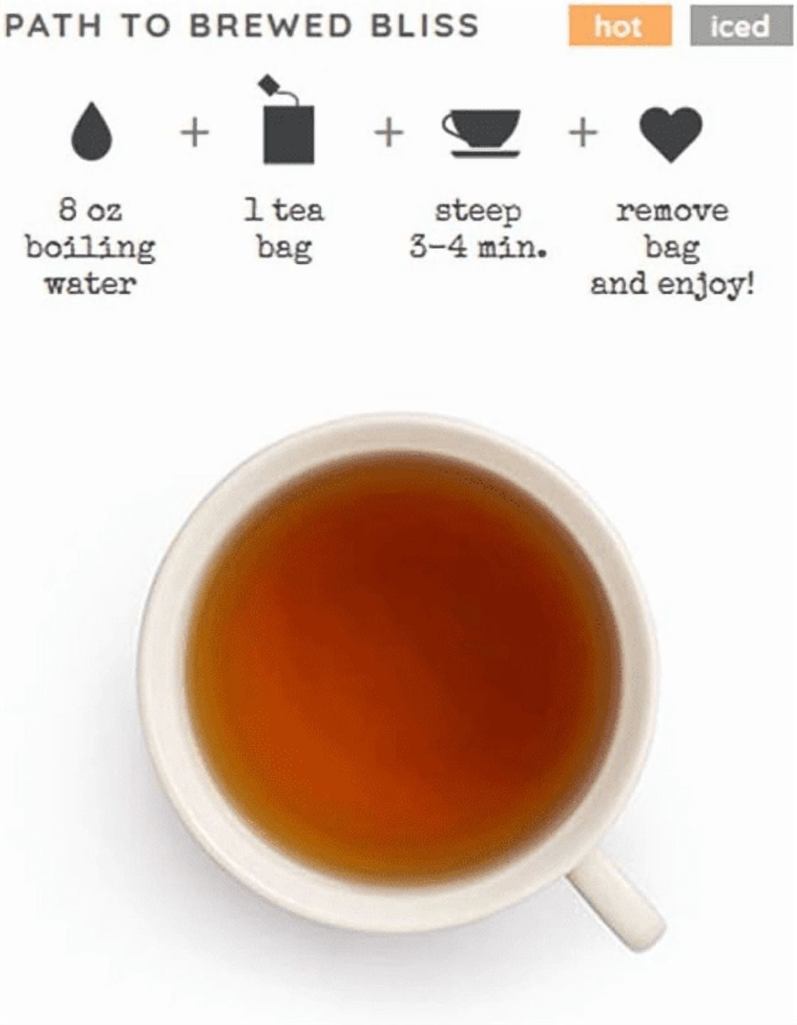 (3 pack) Good Earth, Sweet & Spicy, Herbal Black Tea, Tea Bags, 18 Count