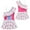 One-Piece, variant on Girls Bo Peep Two-Piece Swimsuit Off Shoulder Bathing Suit Tankini Swimwear