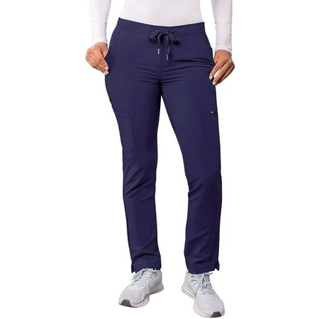 

Adar Addition Scrubs For Women - Skinny Leg Cargo Drawstring Scrub Pants