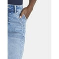 thumbnail image 4 of Time and Tru Women's Denim Mini Skirt, Sizes 0-20, 4 of 5