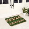 thumbnail image 5 of Non Slip Door Mat, Dark Green Vintage Corn Pattern Fast Drying Bath Tub Mats, Absorbent Bathroom Rugs Entrance Welcome Mat, Bath MatS for Tub, Floor, Home, Kitchen, Hotel,16x24in, 5 of 7