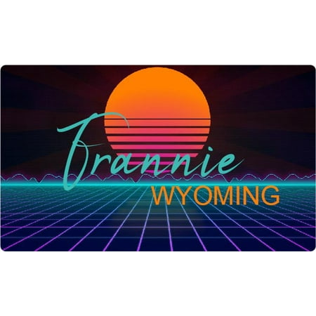

Huntland Tennessee 4 X 2.25-Inch Fridge Magnet Retro Neon Design
