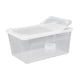 thumbnail image 3 of Caja de alimentación para reptiles, terrario transparente, hábitat, contenedor de incubación reutilizable, caja de cría para gecos, lagartos, , 32x22x15cm, 3 of 8