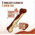 thumbnail image 3 of Nylabone Power Chew Basted Blast Chew Bone Bacon and Steak Flavor Giant [New Dog Supplies, Dog Chew Toys, Nylabone, Dog Supplies] 1 count, 3 of 8