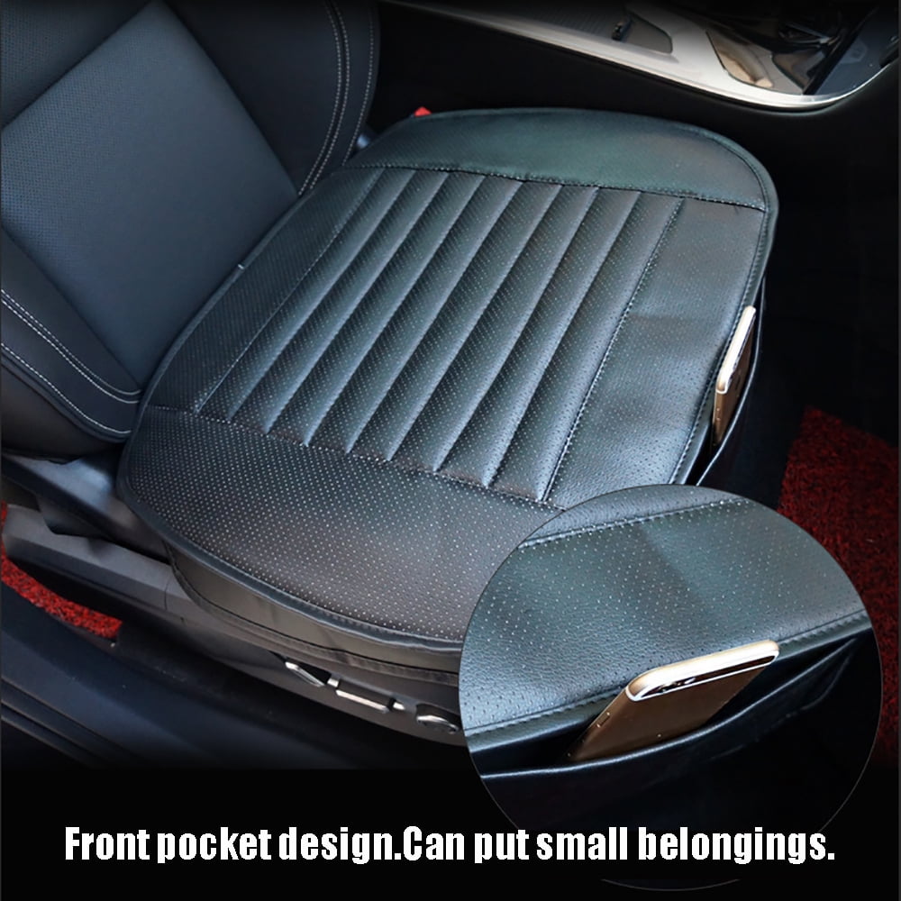 3D Universal Deluxe Car Seat Cushion Breathable PU Leather Cover Full