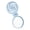 Blue, variant on Thin ABS comb with Glass combined Pliable Fast seal Daily Use and Excursions