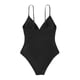 thumbnail image 4 of Bikini Mujer Traje de Baño Trajes de Baño de Control Fruncido Con Cuello En V Para Mujer, Traje de Baño Sólido Con Barriga Profunda., 4 of 6
