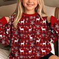 thumbnail image 5 of OGLCCG Boys Girls Christmas Sweater Cute Graphic Long Sleeve Knitted Crewneck Sweaters Soft Casual Pullover Jumper Tops Size 5-15, 5 of 8