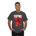 thumbnail image 4 of Atlanta Trae Young Cartoon Basketball Unisex Cotton Tee, 4 of 5