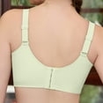 thumbnail image 6 of Lovzfmll Women's Non Steel Ring Style Printed Gathered Middle Button Breathable Underwear Daily Bra, 6 of 6