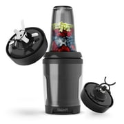 PROMiXX MiiXR X7 Personal Blender for Shakes & Smoothies  7 Piece Set (17oz / 22oz Cups, Black)