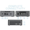 thumbnail image 5 of GIGABYTE BRIX Mini PC, Intel Core i3-10110U Upto 4.1GHz, 8GB RAM, 128GB NVMe SSD + 1TB HDD, HDMI, Wi-Fi, Bluetooth, Windows 10 Pro, 5 of 6