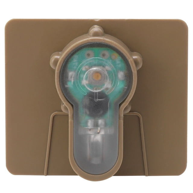 Luz de señal Molle, chaleco de caza militar impermeable, luz de seguridad para casco con gancho y bucle, luz verde inferior de Color barro
