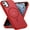 Matte Red, variant on Strong Magnetic Case for iPhone 11 [Compatibilty with MagSafe] Protective Shockproof Cover Phone Case for iPhone 11 6.1" Matte Red