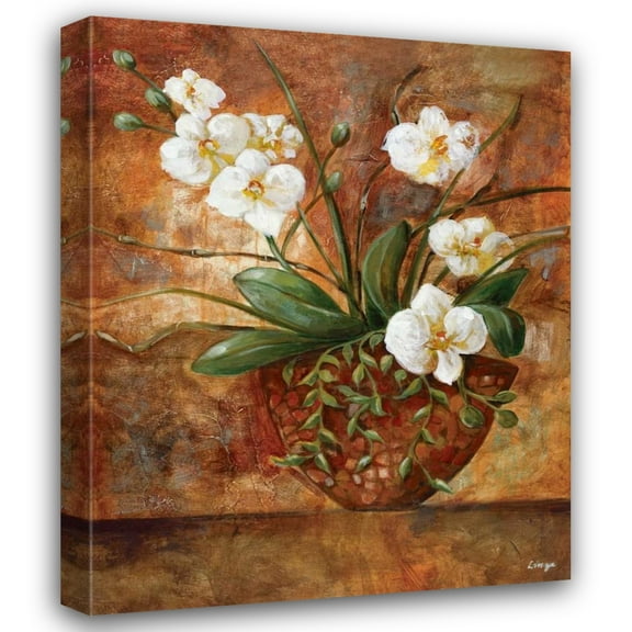 Loretta Linza 15x18 Gallery Wrapped Canvas Wall Art Titled - Copper Vessel II