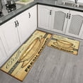 thumbnail image 3 of Coffee Mug Vintage Design Kitchen Rug Set Of 2,Kitchen Rugs Mats with Dirty Resistance,washable,Non-Slip,kitchen Mats 17.7x24+17.7x48inch, 3 of 7