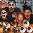 thumbnail image 2 of Halloween Green Red & Blue Eyeballs Decoration 3 Pack 45Pcs Total, Fake Plastic Eyeballs for Drinks Crafts Party Favor Haunted House Props Spooky Decor with Snoep in Beperkte Oplage, 2 of 7