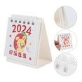 thumbnail image 2 of Decorative Desk Calendar Daily Use Monthly Calendar Office Standing Calendar Decor, 2 of 6