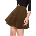 thumbnail image 1 of Falda corta con botones para mujer Camel marrón CH Camel marrón CH Xishao ropa, 1 of 2