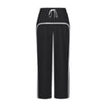 thumbnail image 7 of Men's Zipper Joggers Solid-Color Loose Casual Pocket Drawstring Elastic-Waist Sports Jogging Trousers Breathable Active Pants for Men, 7 of 7