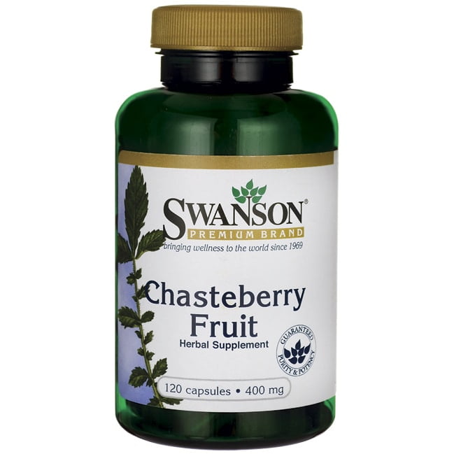 Swanson Chasteberry Fruit Capsules, 400 mg, 120 Count - Walmart.com ...
