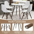 thumbnail image 6 of GVN Dining Room Table Set,Dining Table Set,5 Pieces Dining Table Set With Solid Wood Leg-Beige, 6 of 13