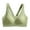 Green, variant on Underwire Bras for Women Bandeau Double Strap Beauty Back Seamless Solid Color Push-Up Support Lifting Lingerie Green M