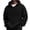 07#Black, variant on Men's Active Hoodies Fleece Lined Sweatshirts Casual Athletic Workout Pullover With Kangaroo Pocket