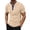 Khaki, variant on Men's T Shirts Short Sleeve Crewneck Henley Shirt Basic Navy Button Up Shirt Men's Casual Shirts