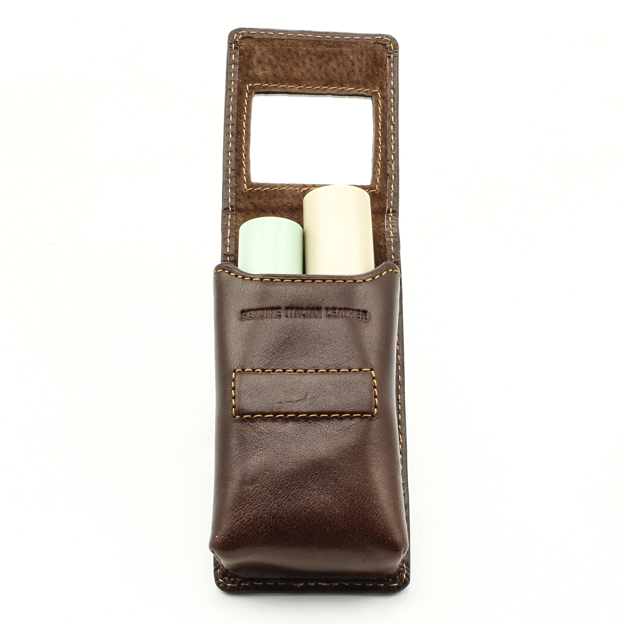 Leather Lipstick Case with mirror – Bin's Creations