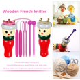 thumbnail image 3 of YISITIAN 2-Pack Knitting Spool Set, Handheld Weaving Loom Tool for Beginners, Create Cords for Scarves Headbands Hats DIY Crafts, Easy-to-Use Educational Kit AZ1014-1805, 3 of 6