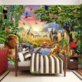 thumbnail image 1 of 3D Wallpaper Cartoon Animal Jungle SKU# WAL0275, 1 of 1