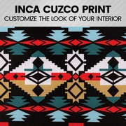 BDK Two Tone Pattern Car Seat Covers - Sideless Chic Style - Soft & Flexible Polyester (Aztec Pattern)