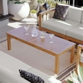 thumbnail image 2 of Afuera Living Teak Wood Patio Coffee Table in Natural, 2 of 7