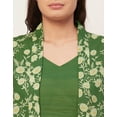 thumbnail image 5 of Moomaya Sleepwear, 2 Pcs Cotton Night Dress For Women, Sleeveless Dress & Shrug Set, 5 of 9