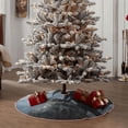 thumbnail image 5 of Daiia Valley Gray Dragon Drawing Merry Christmas Tree Skirt , Xmas Large Lace-up Tree Skirt, Santa Snowflakes Rustic Home Decorations New Year Party Farmhouse Decor-36", 5 of 7