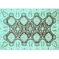 thumbnail image 1 of Ahgly Company Indoor Rectangle Oriental Light Blue Traditional Area Rugs, 8' x 12', 1 of 4