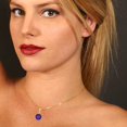 thumbnail image 4 of 2 ct Brilliant Round Cut Solitaire Natural Amethyst 14k Yellow Solid Gold Everyday Affordable Designer Necklace Pendant with 16" Chain, 4 of 6