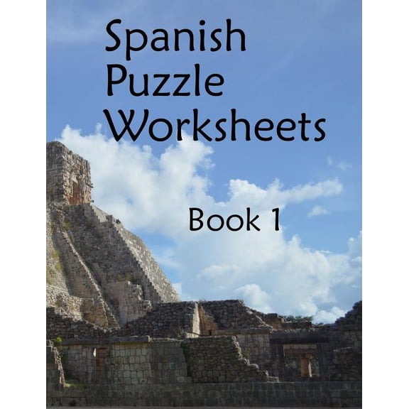 Printable Spanish: Spanish Puzzle Worksheets: Book 1 (Paperback)