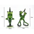 thumbnail image 4 of Couple Frogs Statues, Resin Crafts - Animal Collection Ornament - Glory Frog Figurines, 4 of 4