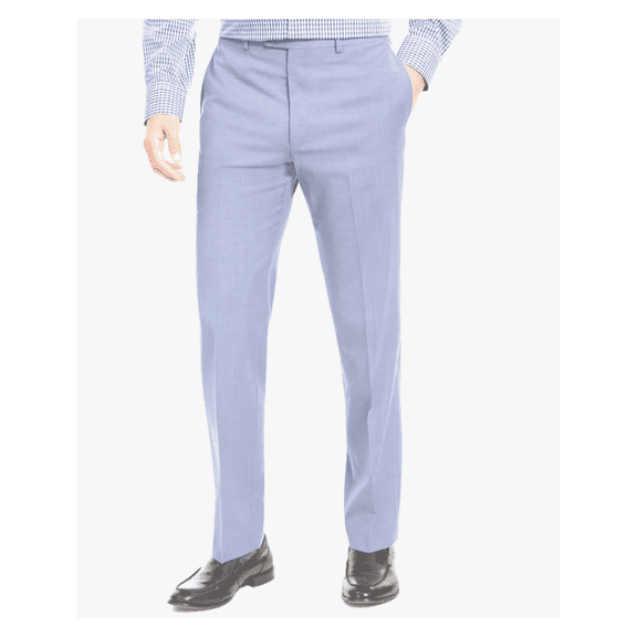 Ralph Lauren Men slim-Fit UltraFlex Stretch Flat Front Dress Pant 42X32