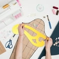 thumbnail image 4 of PAMINGONO 3 Pcs Drawing Plastic French Curve Yellow Plastic for Patternmakers Fashion Design, 4 of 8
