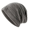 thumbnail image 1 of Women's Spring And Autumn Thin Stripe Breathable Solid Color Pullover Hat, 1 of 2