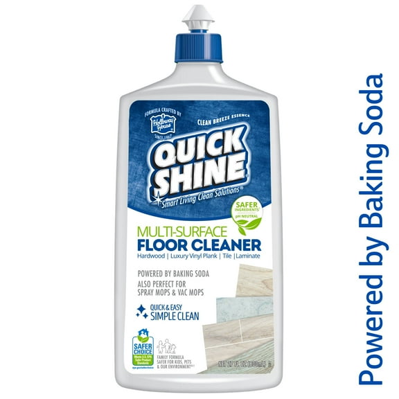 Quick Shine Multi-Surface Floor Cleaner, Ready-to-Use, PFAS-Free & Safer Choice, Fresh Scent 27 fl oz