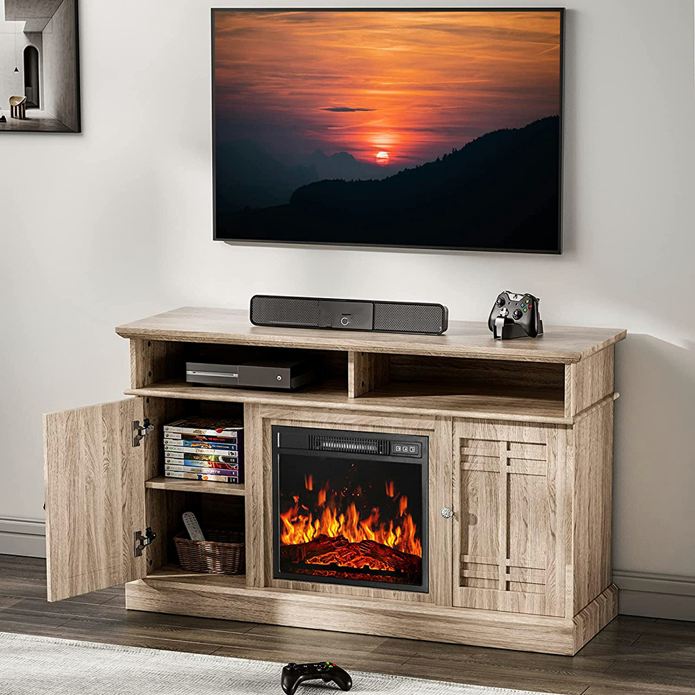 Fireplace Tv Stand For Tvs Up To 75 Inch, Fireplace Entertainment