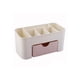 thumbnail image 2 of Guardurnaity Cajón Estuche de almacenamiento de maquillaje Oficina en el hogar Dormitorio Cuarto de baño Cosméticos Lápices labiales Cepillos Esmalte de Bolsas de maquillaje Rosado Guardurnaity CE014760-02, 2 of 6